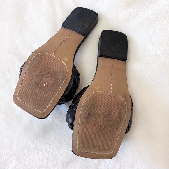 Vince Camuto Antonni Woven Flat Slide Sandals Sz 7.5 - Picture 4 of 6